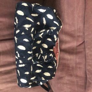 Herschel feather print duffel bag